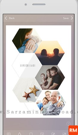 برنامه کنار هم گذاشتن عکس و فیلم براي ايفون
