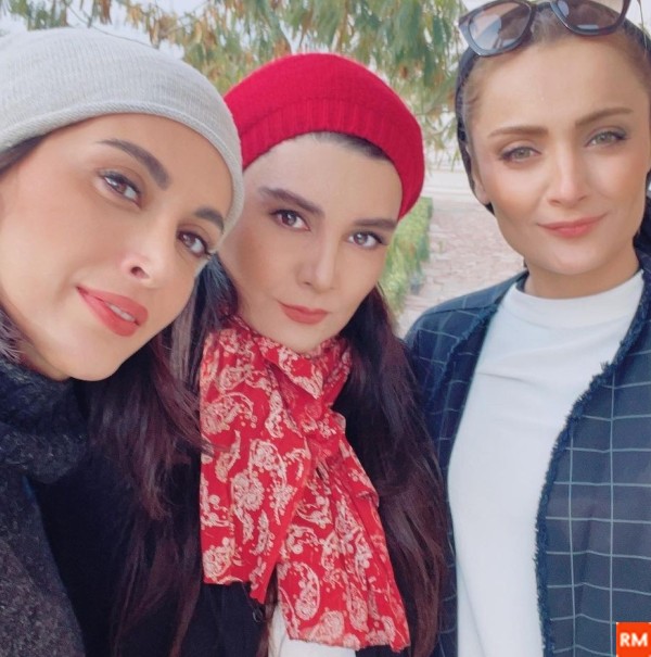 عکس بازیگران سریال جزیره در پشت صحنه